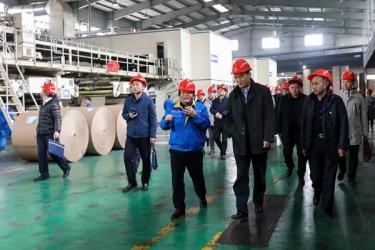 国家邮政局赵民一行莅临NG电子游戏调研快递包装绿色治理试点事情
