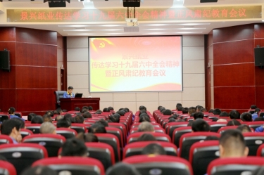NG电子游戏纸业召开“转达学习十九届六中全会精神暨正风肃纪教育聚会”