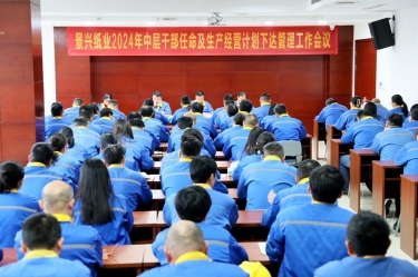 开拓立异 铿锵前行|NG电子游戏纸业召开2024年中层干部任命及生产谋划妄想下达治理事情聚会
