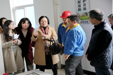 2019年3月8日，，，，时任浙江省水利厅水资源治理处副调研员沈仁英莅临NG电子游戏调研指导